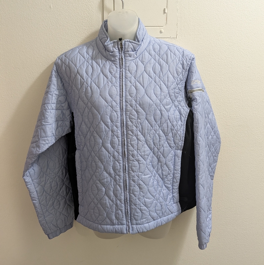 Spyder Woman's Medium Puffer Jacket Blue